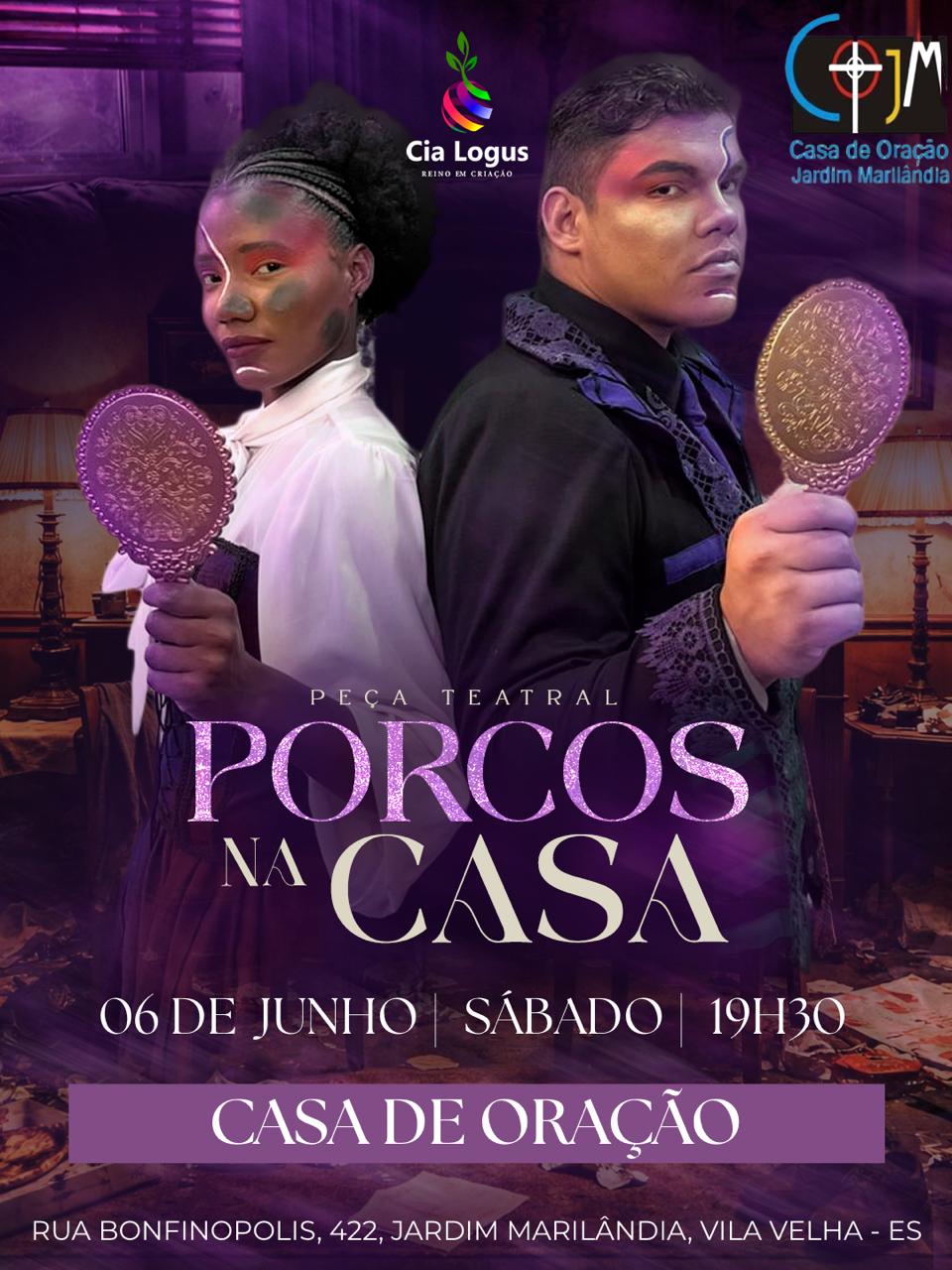 Cia Logus - "Porcos na casa"